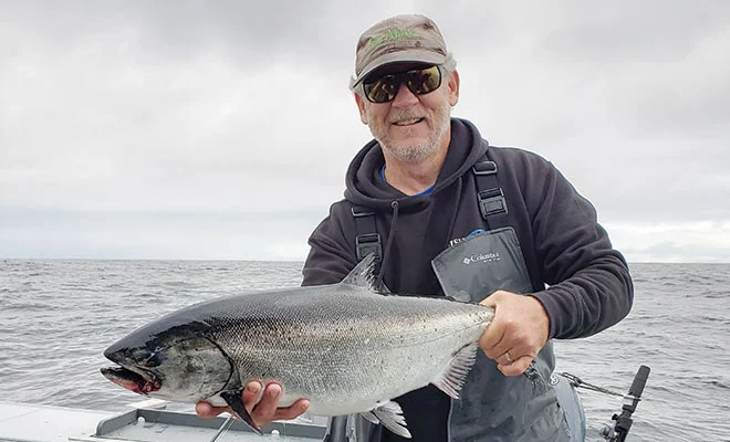Sitka silver salmon fishing 5